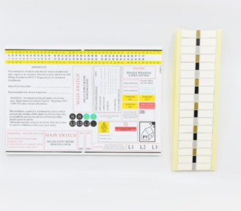 Hager JKLABELPACK Spare Label Pack - All Sizes (One Pack)