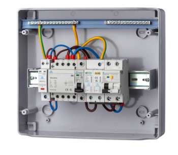 PME / PEN Fault Detection WPEPME08/SP/C32 IP65 Unit 12 Mod c/w C32 RCBO /4P63A contactor SPD & PME Relays
