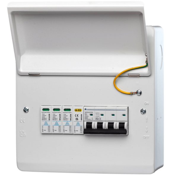 WCED WMCUSP440C 3 Phase SPD with 40A Curve C 4 Pole MCB