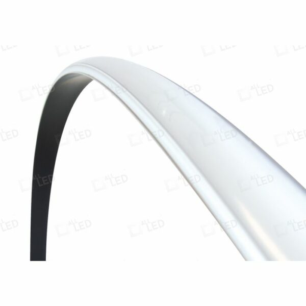 ALL LED APAC06 2m Aluminium Finish Flexible Surface Profile with Opal Diffuser