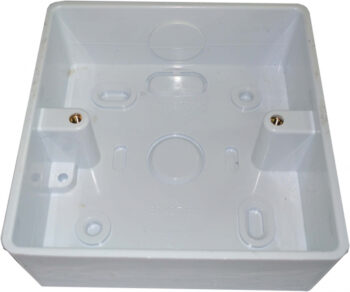 Deligo DRC1 Deligo 1 Gang Universal Surface Box - Round Corner