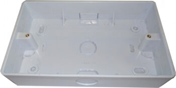Deligo DRC2 Deligo 2 Gang Universal Surface Box - Round Corner