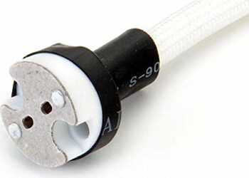 Deltech DLGX5 Lamp Holder with 200mm Insulated Lead for GX5 and MR11 Lamps 2