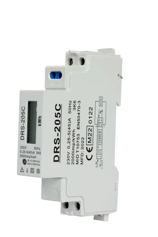 FuseBox KWH1M45 FuseBox KWH1M45 Single Phase kWh Energy Meter 1