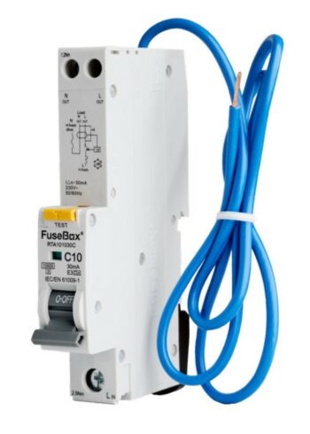 FuseBox RTA103230C FuseBox RTA103230C 32A 10kA 30mA C Curve Type A RCBO