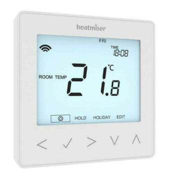 Heatmiser neoStat WiFi Carbon/W Heatmiser neoStat WiFi - WiFi Thermostat - White