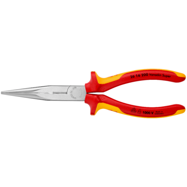 KNIPEX 26 16 200 SBE KNIPEX Fully Insulated Long Nose Pliers 200 mm 3