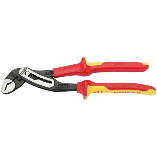 KNIPEX 88 08 250 UKSBE KNIPEX 88 08 250 UKSBE Alligator VDE Fully Insulated Water Pump Pliers 250mm