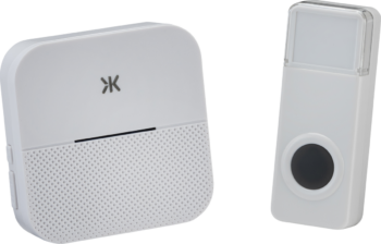 Knightsbridge DC013 Knightsbridge Wireless Plug-In Door Chime - White