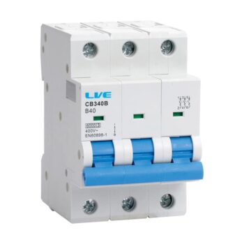 Live Electrical CB310C Live Electrical CB310C 3 Pole 10A C Curve 10kA MCB 1