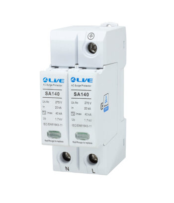 Live Electrical SA240 Live Electrical 2 Pole 20kA/40kA Type 2 Surge Protective Device