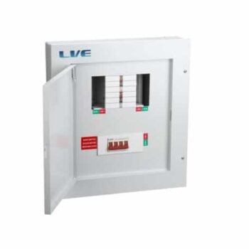 Live Electrical TPN04-125 Live Electrical TPN04-125 125A 4 Way TPN Distribution Board 1