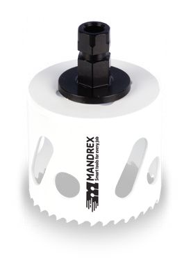 Mandrex MHB4Q030B Mandrex MHB4Q030B BI-METAL SpeedXcut M42 30mm (1 3/16″) with MXqs Adapter 2