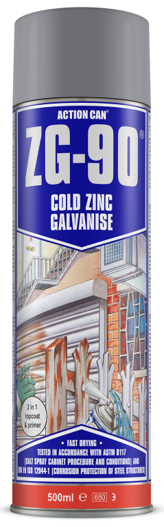 Olympic Fixings 237-507-080 Olympic Fixings ZG-90 Cold Zinc Galvanising Spray - 500 ml