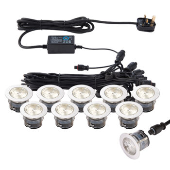 Saxby 73349 Saxby Lighting IkonPRO CCT 3000K/4000K 45mm KIT IP67 0.75W CCT 1