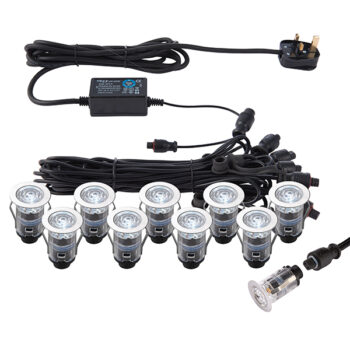 Saxby 76615 Saxby Lighting IkonPRO CCT 6500K/Blue 25mm KIT IP67 0.75W 2