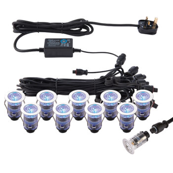 Saxby 76615 Saxby Lighting IkonPRO CCT 6500K/Blue 25mm KIT IP67 0.75W 1