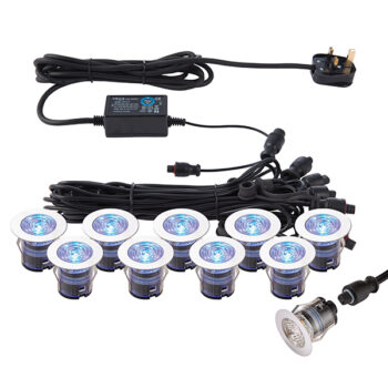 Saxby 76616 Saxby Lighting IkonPRO CCT 6500K/Blue 35mm KIT IP67 0.75W 1