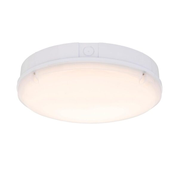Saxby 77898 Saxby Forca CCT Microwave Bulkhead - IP65 18W 3000K/4000K/6500K 2