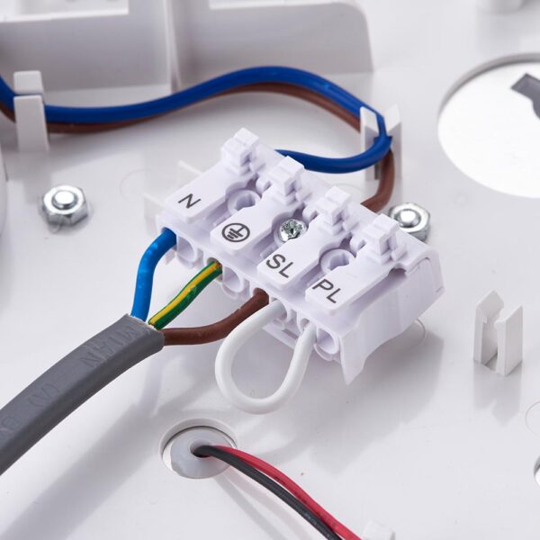 Saxby 95543 Saxby 95543 HeroPRO CCT Tri Wattage LED Bulkhead Corridor with Step Dimming 7