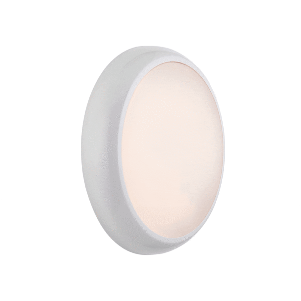 Saxby 95543 Saxby 95543 HeroPRO CCT Tri Wattage LED Bulkhead Corridor with Step Dimming 1