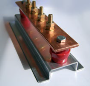 Various Suppliers EBC004 Earth Bars 4 Way M10 Studs 2