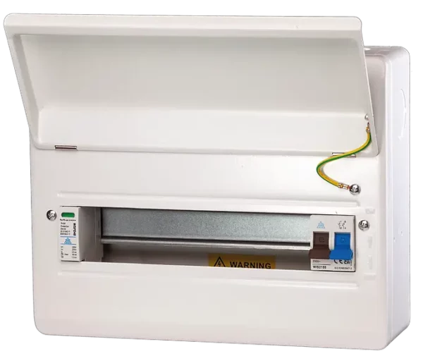 WCED WME08/SP WCED 5 Way SPD Metal Consumer Unit