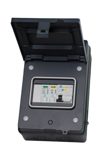 WCED WMIP40BSP IP65 Metal A Type 40A B Curve RCBO EV Protection Unit Plus Surge Protection 1