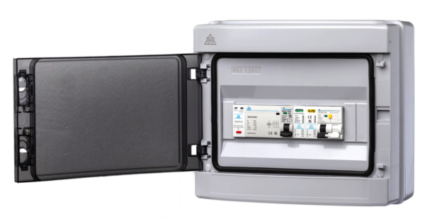 WCED WPEPME08/SP/C32 PME Fault Detection WPEPME08/SP/C32 IP65 Unit 12 Mod c/w C32 RCBO /4P63A contactor SPD & PME Relays
