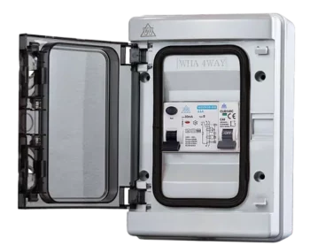 WCED WPEVKIT63-EC IP65 EV Consumer Unit with B Type 40A RCD and C40 MCB