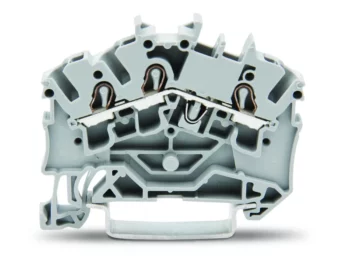Wago 2002-6301 Wago 2002 3-Conductor Through Terminal Block - 2.5 mm² Grey 1