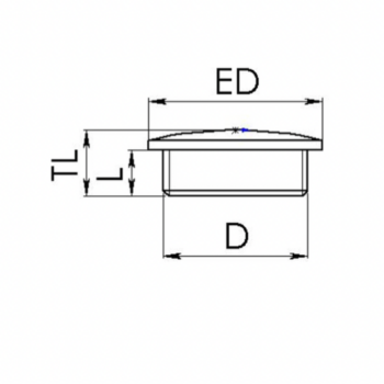 Wiska 10060626 Wiska Stop End EVSG20 M20 Light Grey 2