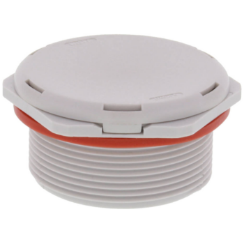 Wiska 10106618 Wiska VentPLUG EVPS-L 40 HF Polyamide High Air Flow Pressure Compensation Unit - Grey 1