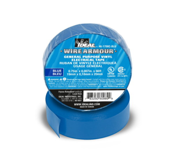 Ideal 46-14700C-BLU Electrical Vinyl Tape Blue