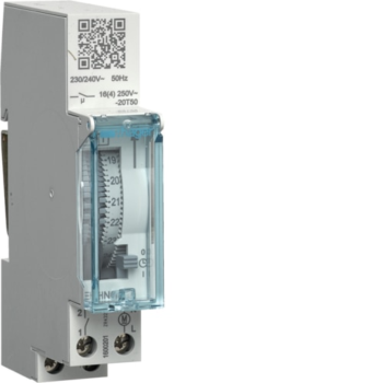 Hager EHN010 Daily Time Switch 1 Channel 1 Module