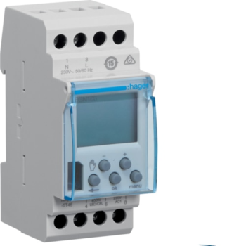 Hager EGN103 1 Channel Digital Time Switch Weekly Cycle