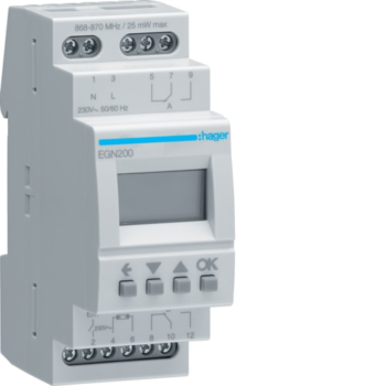 Hager EGN200 Multi-Function Time Switch 2 Channels Bluetooth