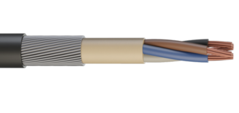 3 Core 6943X SWA PVC Steel Wire Armoured Cable