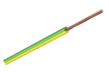 6491B Single Core Conduit Cable 1.5mm LSZH Green / Yellow - 100m