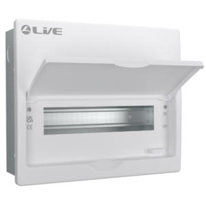 Live Electrical FMC12 12 Module Flush Mounted Metal Enclosure