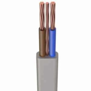 6242Y Grey 16mm Twin & Earth Cable (6242YH16.0/50), BS 6004:2012-compliant, BASEC-approved, stranded live, neutral, and earth conductors, harmonised wiring colours, supplied in a 50m drum.