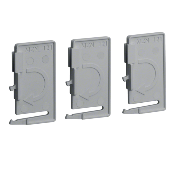 Hager MZN121 Inter-Pole Barrier Set for MCB (1 Set of 3)
