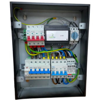 matt:e ARD-1-63-TP-SPD EV Connection Centre with O-PEN 63A TPN and Type 2 SPD