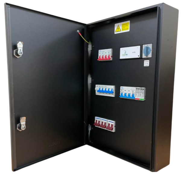 matt:e ARD-3-63-ISL-SPD EV Connection Centre with O-PEN 3 x 63A SP Loads & Type 2 SPD