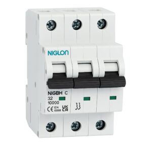 Niglon PMCB10B3-06 6A 3 Pole 10kA Curve B MCB